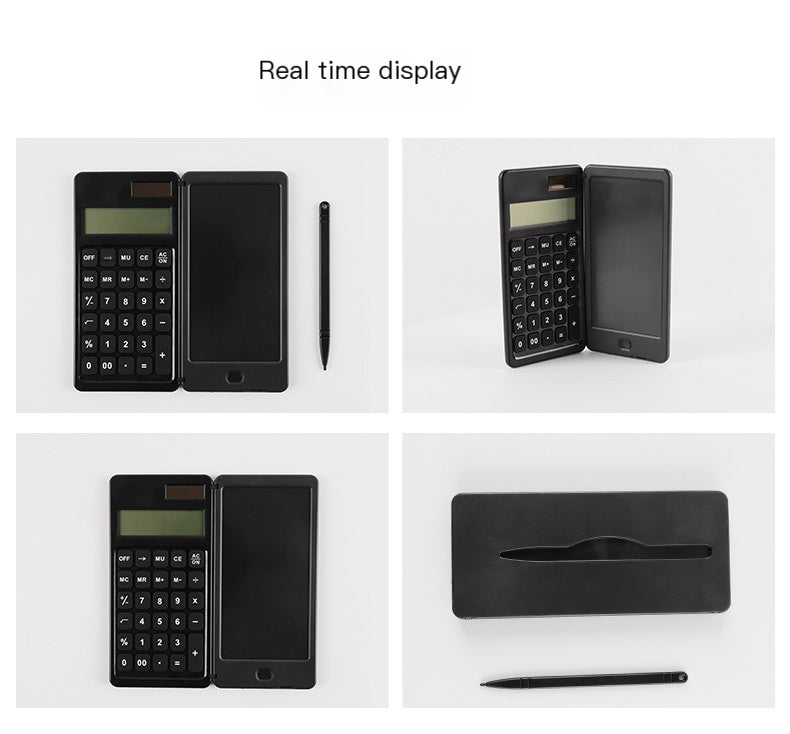 Creative Solar-Powered Student Calculator Notebook
