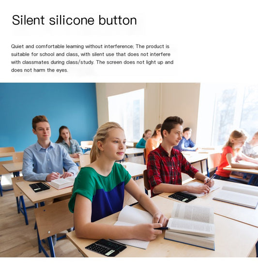 Creative Solar-Powered Student Calculator Notebook