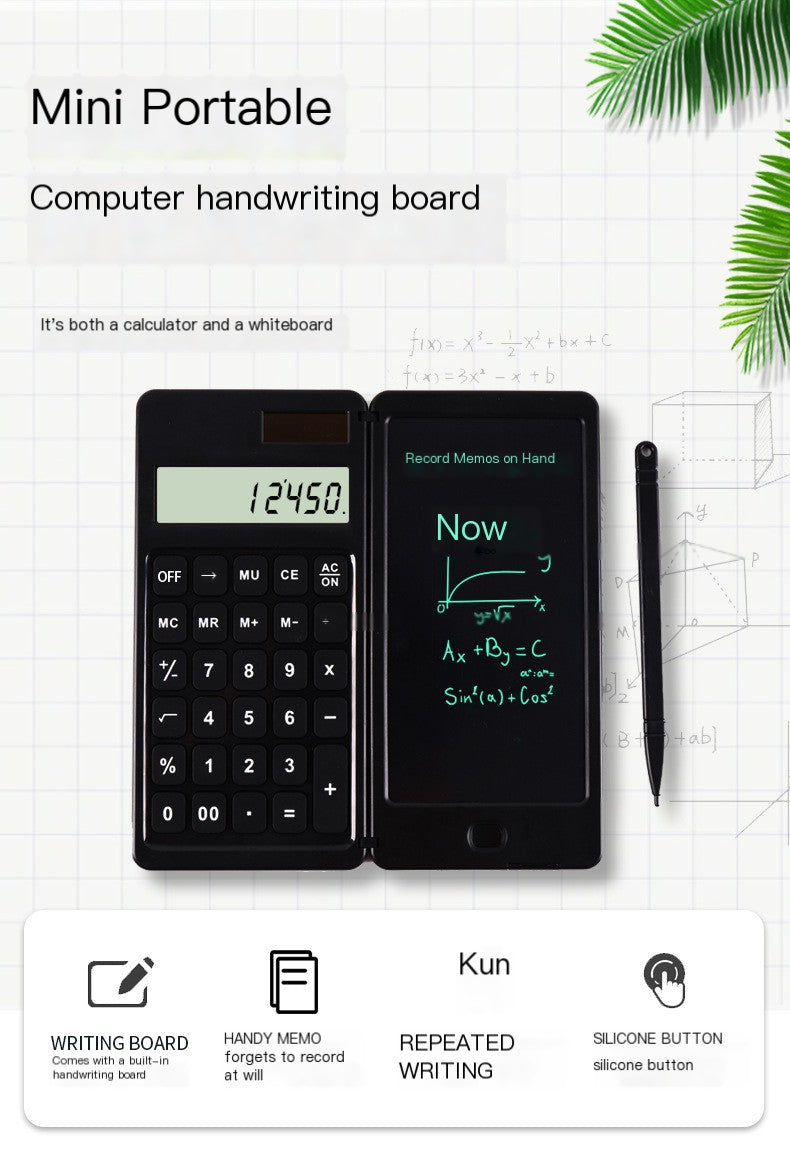 Creative Solar-Powered Student Calculator Notebook