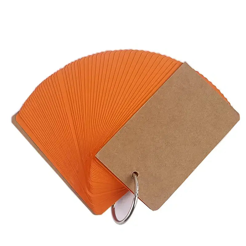 Portable Loose-leaf Notepad with Ring Binder (50 Sheets)