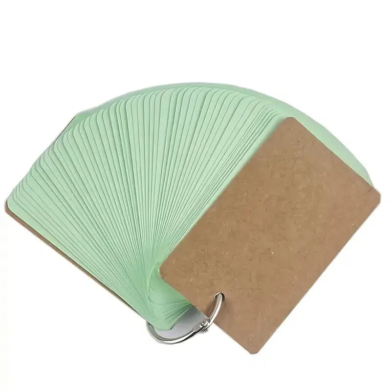Portable Loose-leaf Notepad with Ring Binder (50 Sheets)