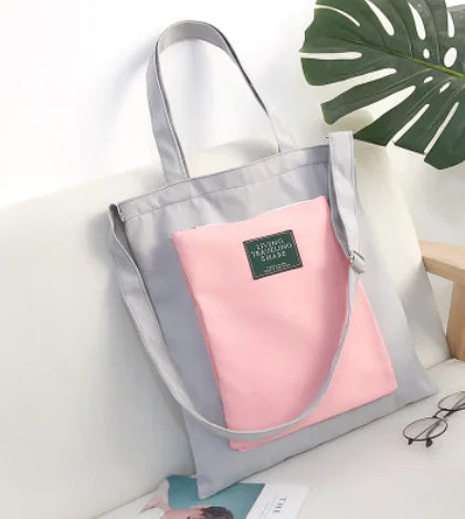 Casual Student Shoulder Bag, Simple Crossbody