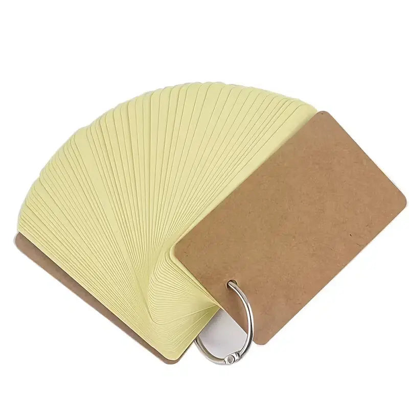 Portable Loose-leaf Notepad with Ring Binder (50 Sheets)