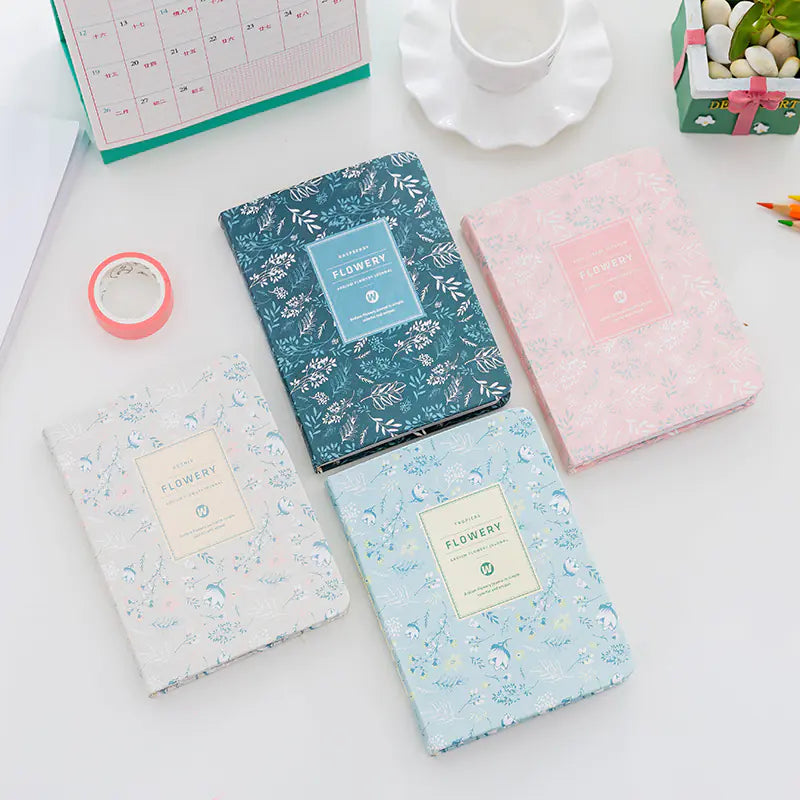 Flowery Pocket Journal