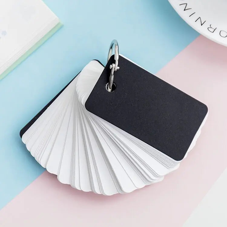 Portable Loose-leaf Notepad with Ring Binder (50 Sheets)