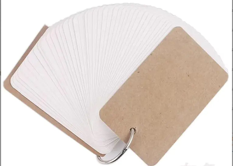 Portable Loose-leaf Notepad with Ring Binder (50 Sheets)