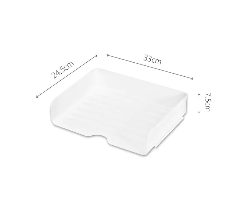 White A4 Paper Drawer Storage Cabinet for Office & Students