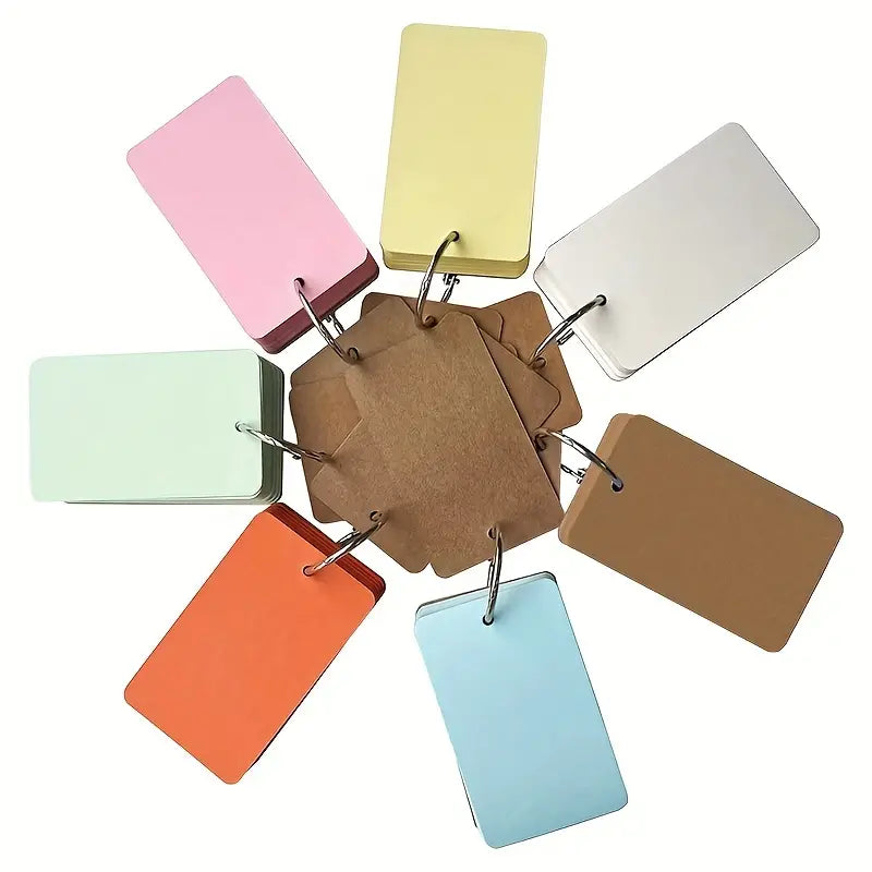 Portable Loose-leaf Notepad with Ring Binder (50 Sheets)