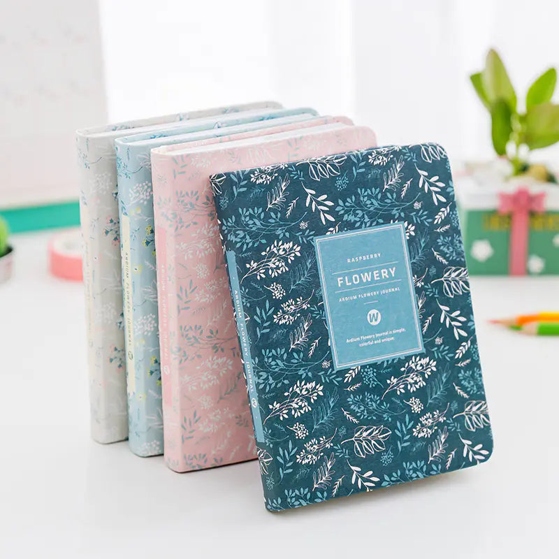 Flowery Pocket Journal