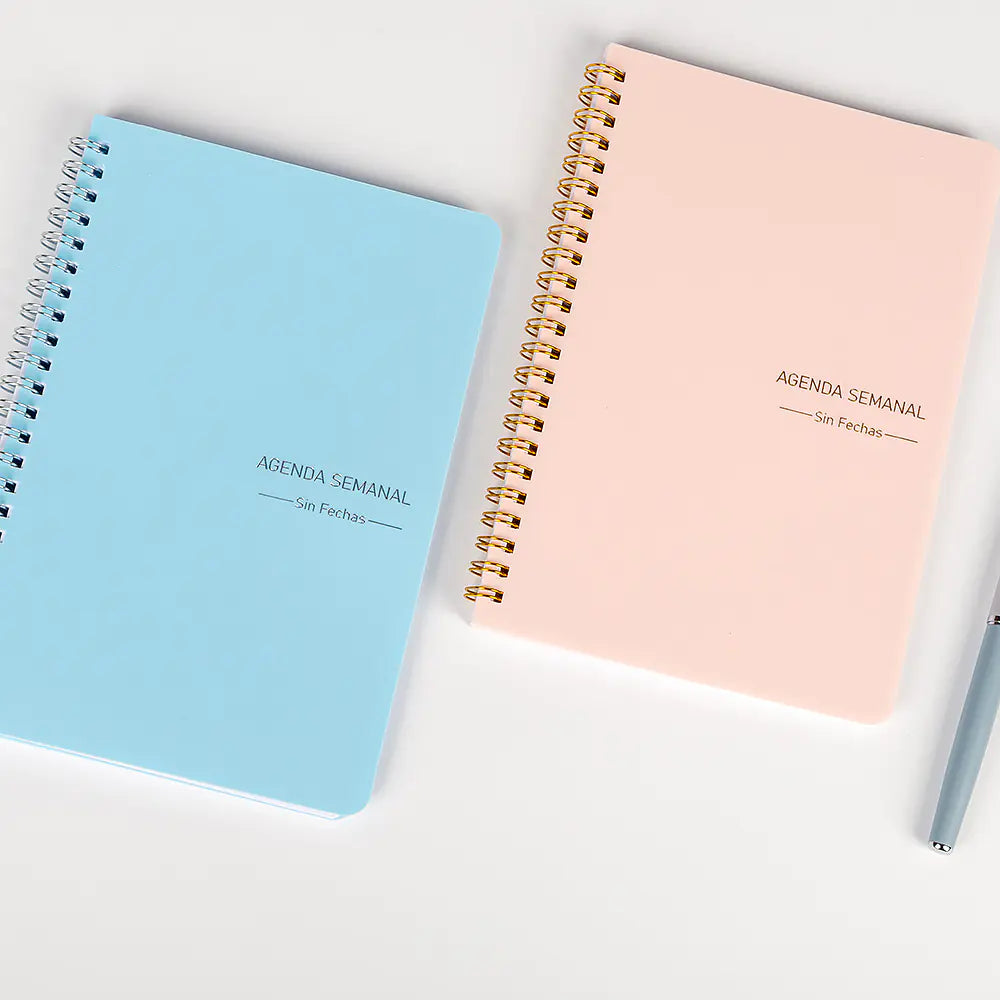 A5 Coil Notebook for Goal and Habit Planning