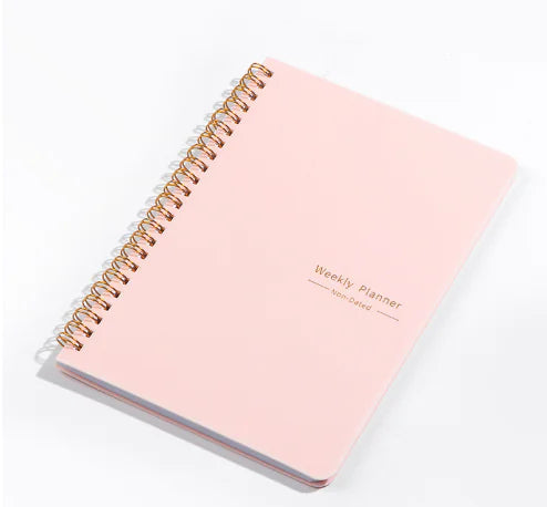 A5 Coil Notebook for Goal and Habit Planning